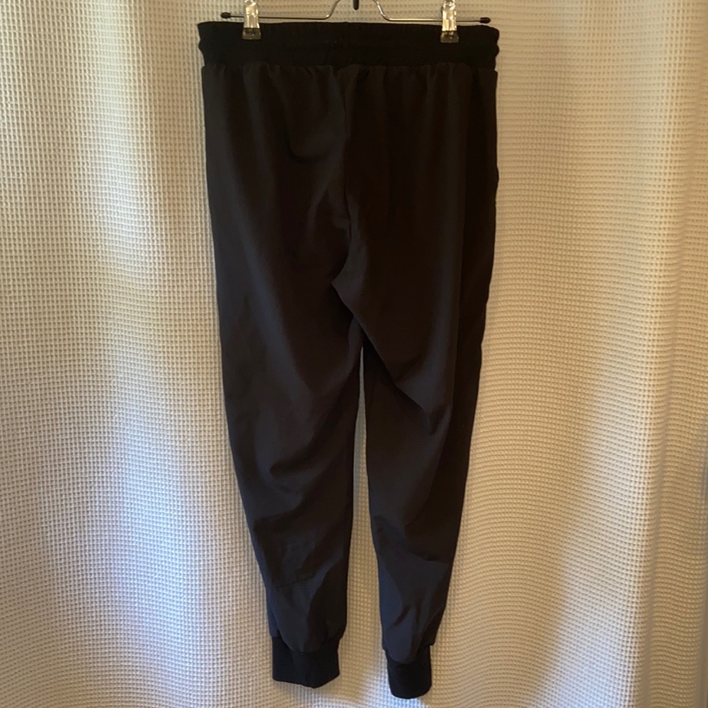 Out from under polyester joggers
